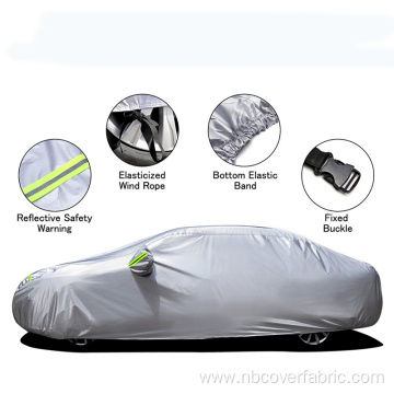 Waterproof durable plastic peva 210T snowproof car cover